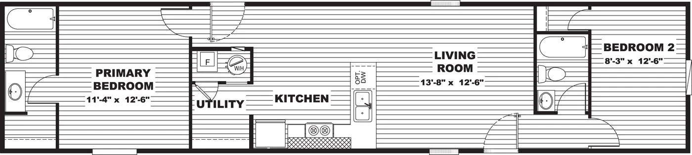 Dogwood floor plan home features