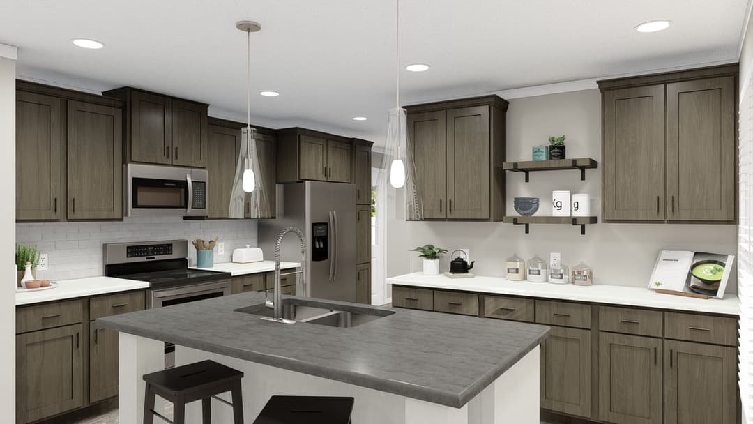 The alexander kitchen home features