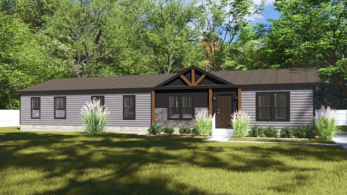 The jackson hero, elevation, and exterior home features