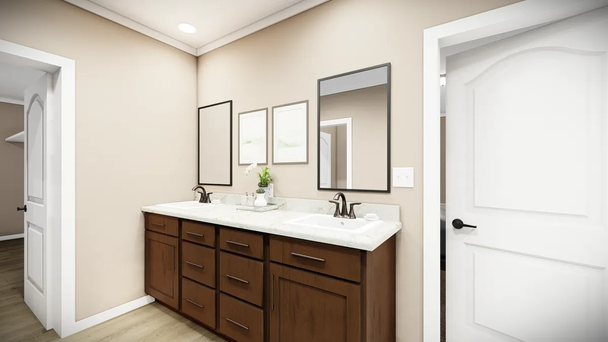 The bryant bathroom home features
