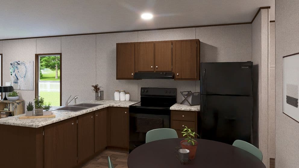 Elm kitchen home features